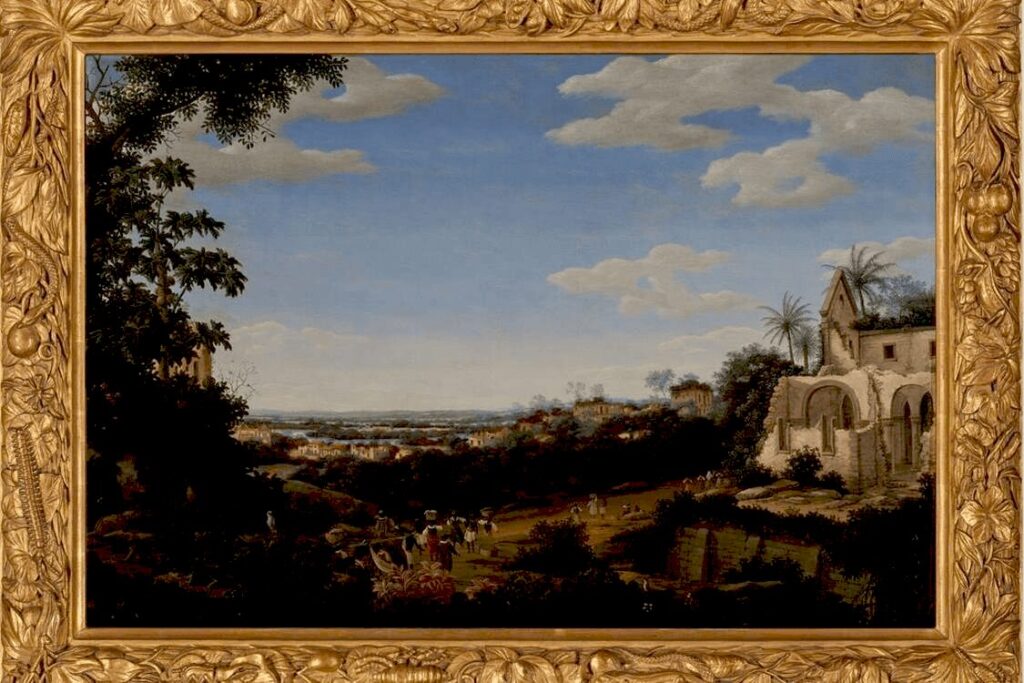 Картина View of Olinda, Brazil, зображена на Sotheby’s