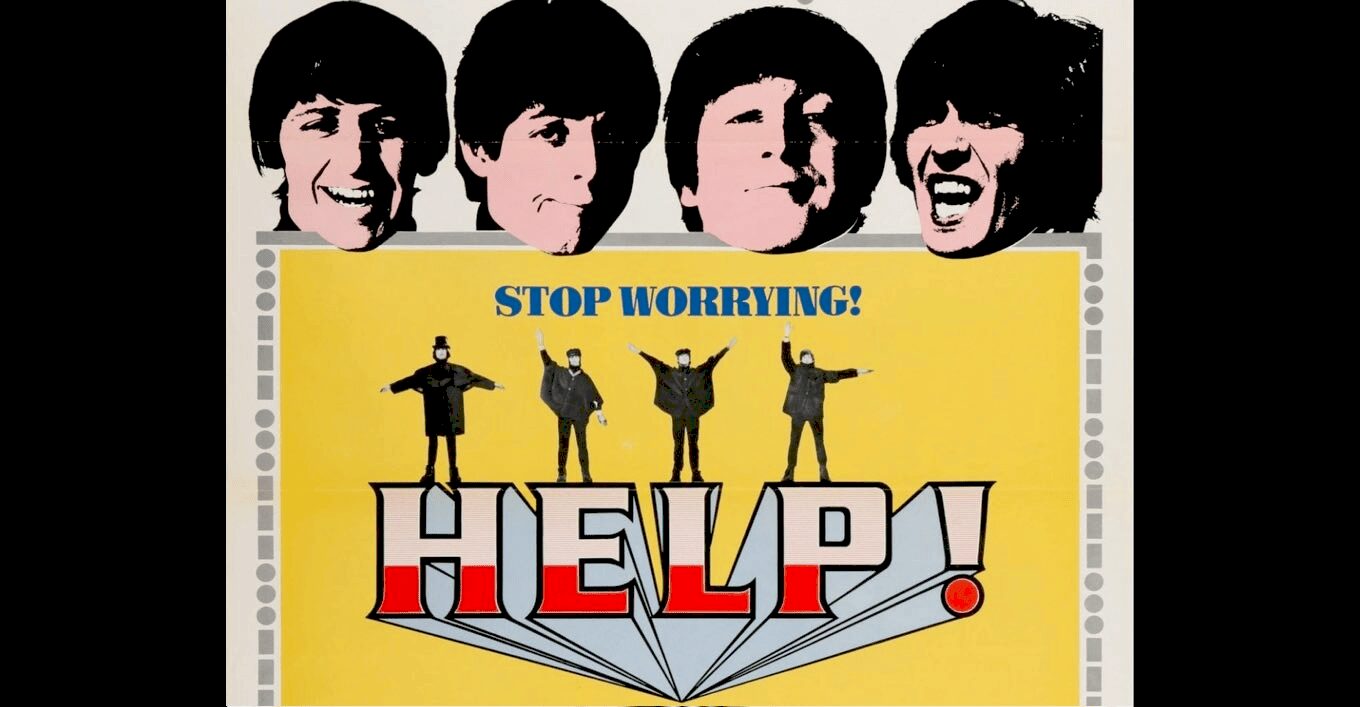 Постер фільму The Beatles "Help!"