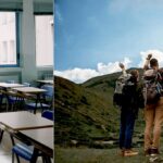 Students on a hiking detention at Morse High School