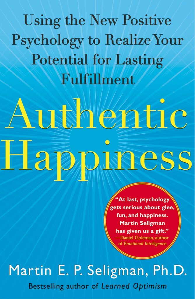 Обкладинка книги Authentic Happiness від Мартіна Селігмана