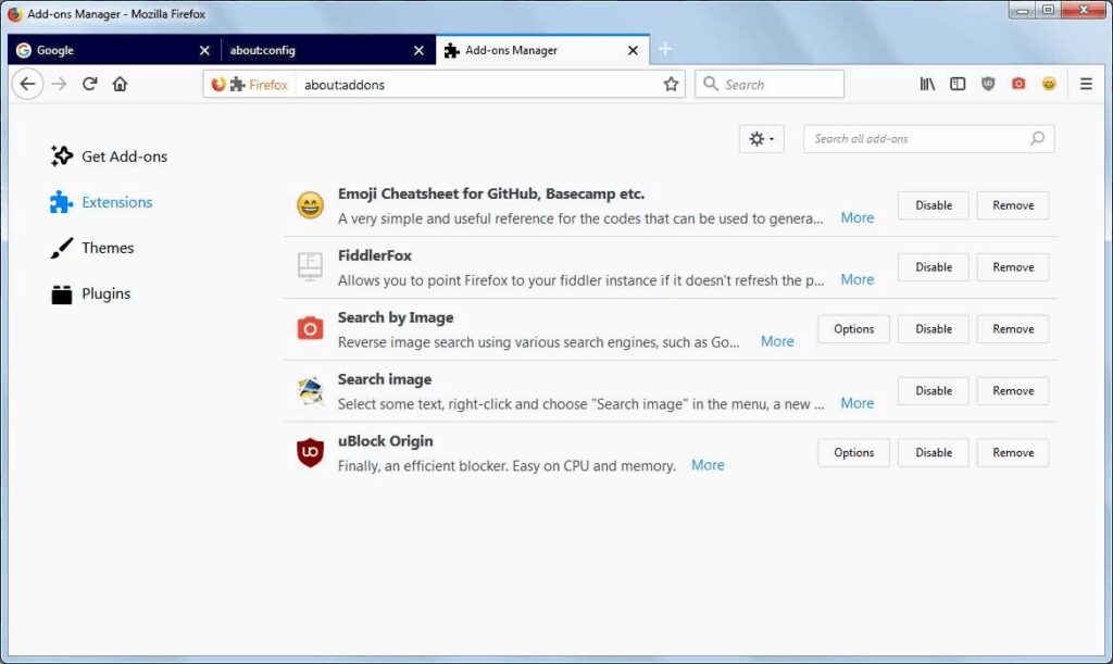 Безпечні та продуктивні доповнення для Firefox
