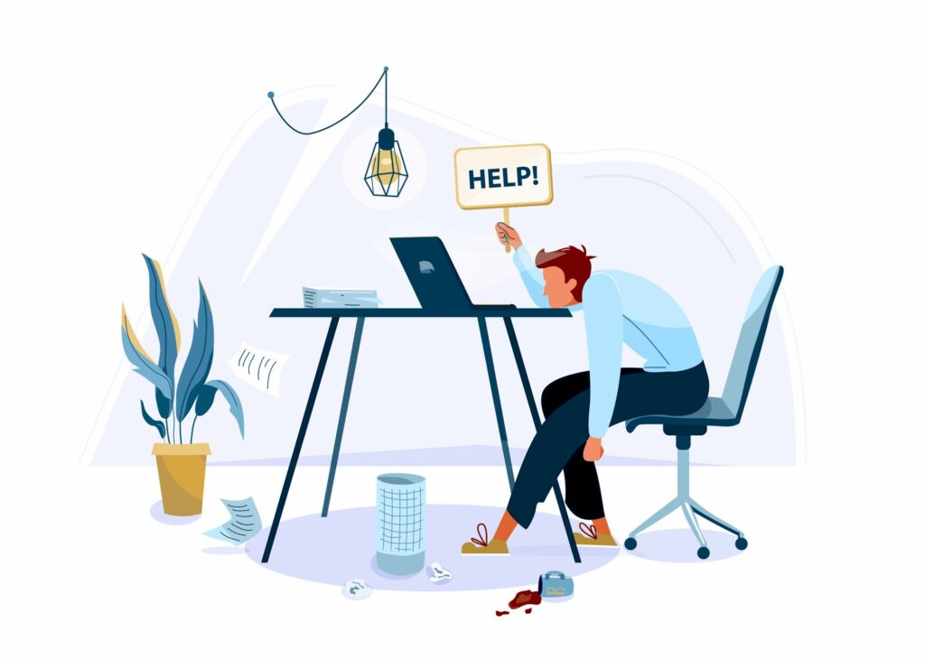 Ілюстрація методів подолання вигорання на роботі