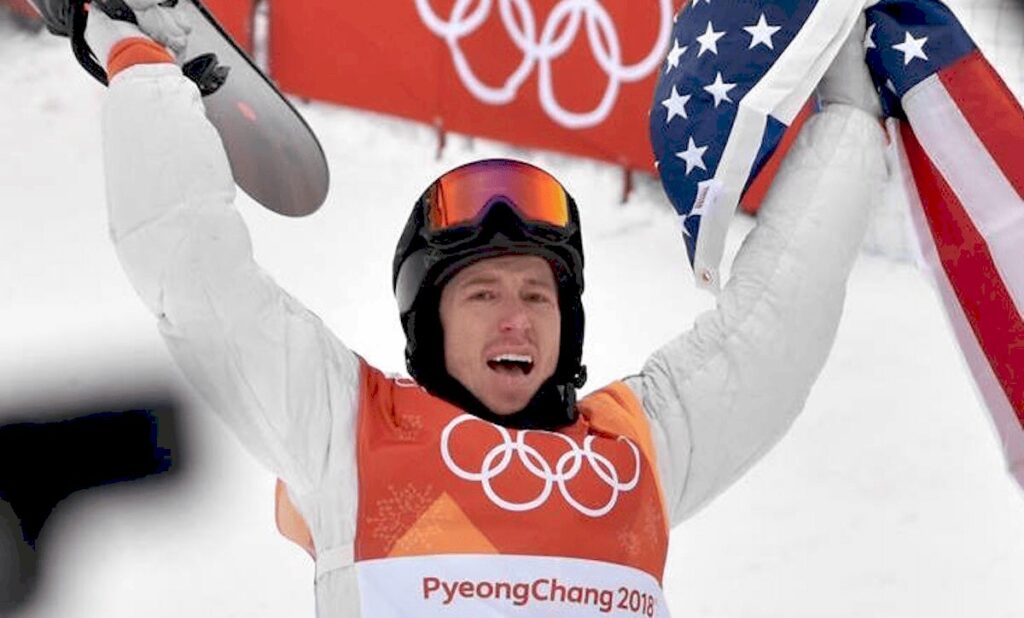 Шон Уайт під час виступу на Олімпіаді